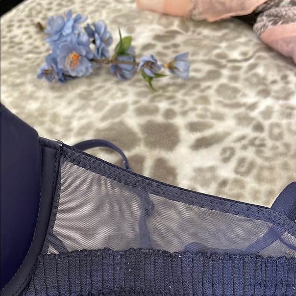 Aerie American Eagle Outfitters | Women’s Blue Gray Lace Bra 34B - Picture 6 of 10
